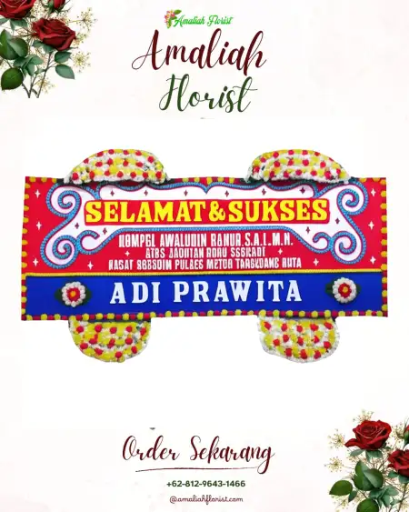 Papan Bunga Ucapan Selamat Margo Tabir