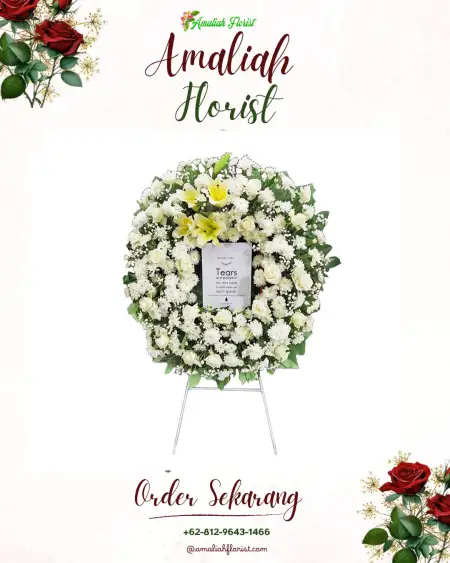 Krans Bunga Duka Margo Tabir