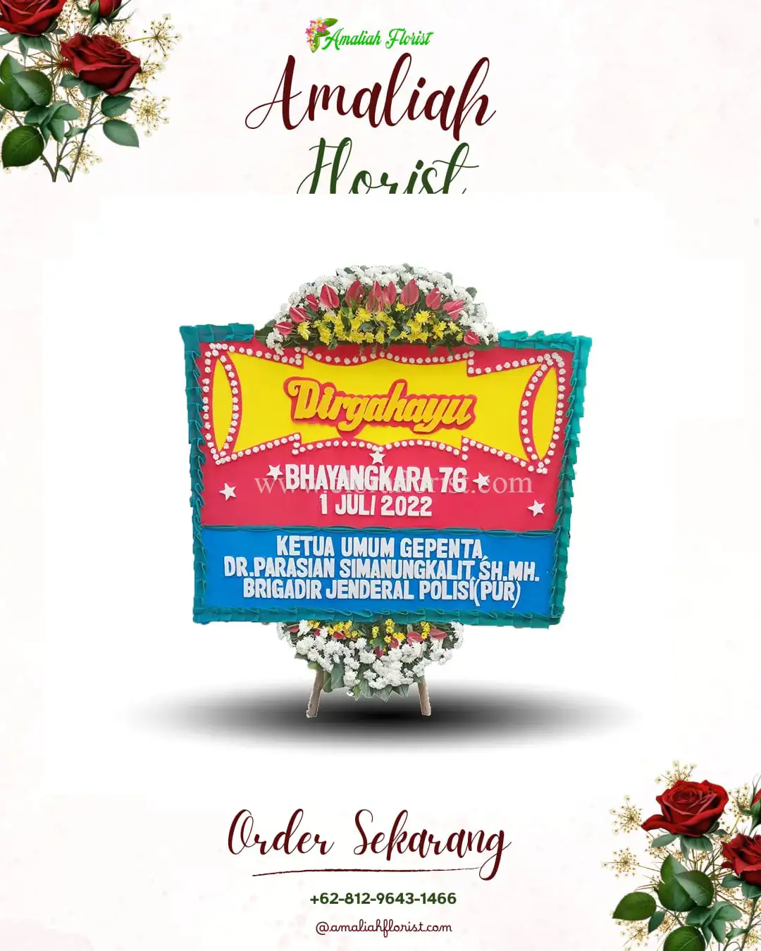 Papan Bunga HUT Ulang Tahun Margo Tabir